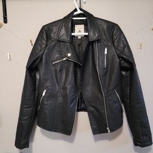 Ardene Faux Leather Biker Jacket
